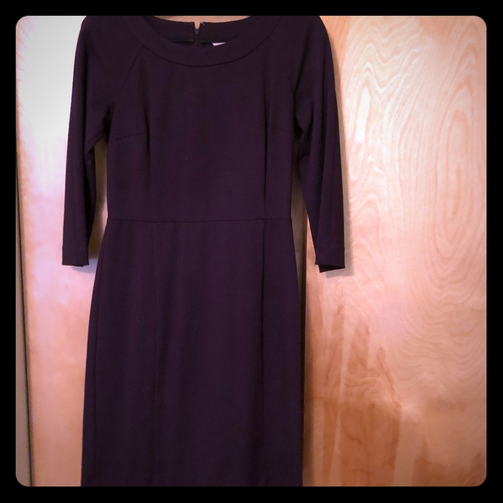 Plum colored mini dress